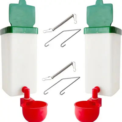 Hanging 1L Automatic Drinker for Chickens and Poultry - 7