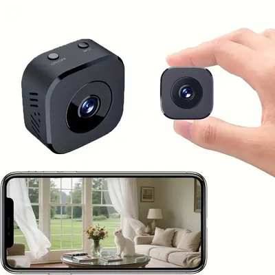 Pil Kablosuz WiFi Ağ Kartı Telefon Uzaktan Kumanda Ev İç Mekan HD İzleme Kamerası Stok Toptan