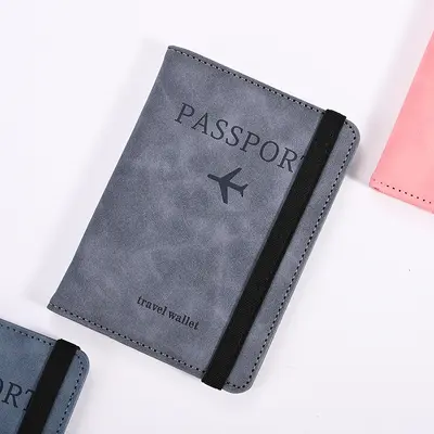 PU deri pasaport cüzdan RFID korumalı - 13