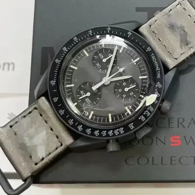 Herren-Chronograph mit Mond- und Merkur-Design - 7