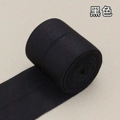 Yüksek Elastikiyetli Katlanmış Lastik Bant, Etek ve Pantolon Beli İçin, Renkli Yassı Şerit - 7
