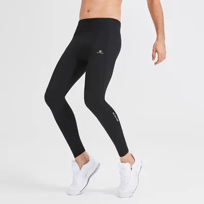 Unisex High-Waist Running Leggings, Stretch Fitness and Yoga Pants - 11