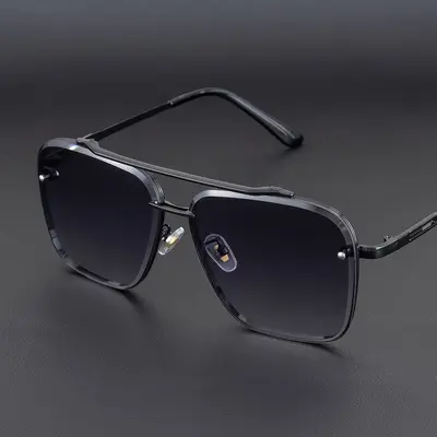 Pilot Sunglasses for Men, Driving UV Protection, Anti-Glare Sunglasses for Men, Travel Driving Super Cool Eyewear, Trendy