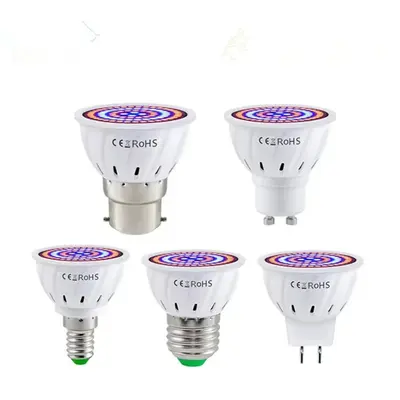 Sınır ötesi E27 bitki yetiştirme lambası fincanı LED bitki lambası fincanı 48 boncuk 60 boncuk 80 boncuk etli fide ekstra ışık stokta
