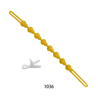 Baby Silicone Pacifier Clip Chain, Anti-Drop, with Teether Toy - 13
