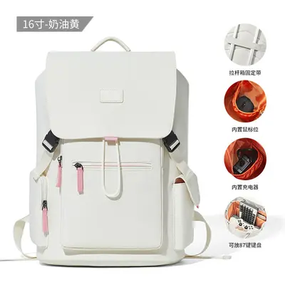 Waterproof Large Capacity Laptop Backpack with Starry Sky Print - 9