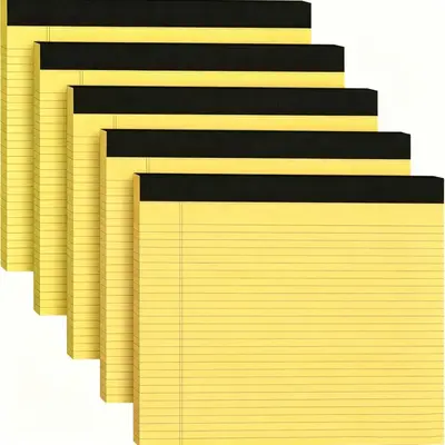 A4 6-Color Tear-Off Ruled Notepad, Portable Planning Notebook - 11