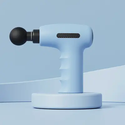 Mini Portable Fascia Gun, Multi-Speed Smart Vibration Massager - 7