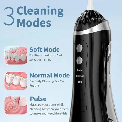 Portable Electric Water Flosser for Home Use, Orthodontic-Friendly - 5