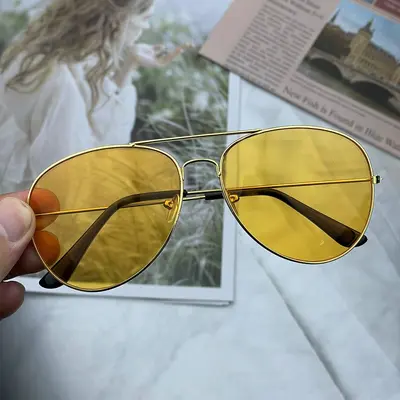 Classic Aviator Reflective Film Frog Mirror Retro Colored Sunglasses Versatile Fashion Sunglasses Manufacturer Wholesale - 13