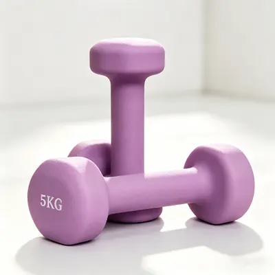 Yeni Model Yuvarlak Başlı Dumbells Kol Egzersizi Saf Demir Küçük Dumbells Erkek Fitness Ekipmanı Kadın Ev Kullanımı Çocuk Seti Kombinasyon - 10