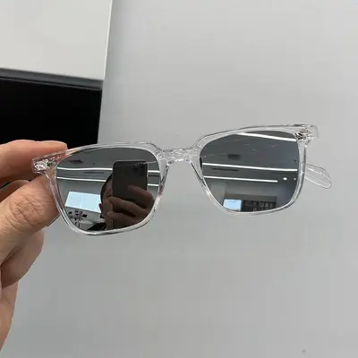 Classic Small Frame Men's Sunglasses, UV400 Protection - 8
