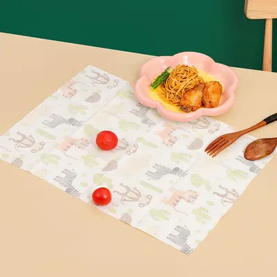 Muchen disposable bibs for babies, independent packaging, non-washable waterproof pockets, baby bibs, non-woven drool bibs, ready for sale - 10