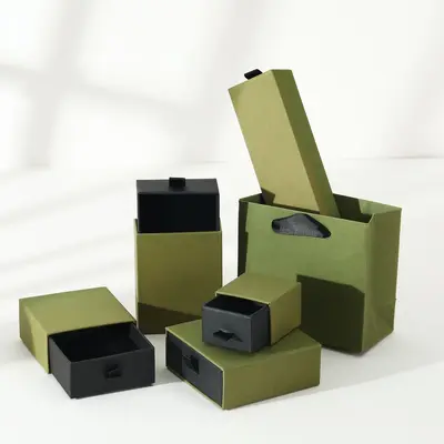 Retro drawer set bracelet earring jewelry box Goddess Day ring necklace drawer box wholesale - 13