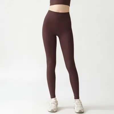 Ackdcs Seamless High-Waist Women's Yoga Pants, Naked-Feel, Fitness and Running - 12