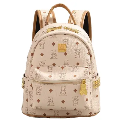 Cute Bear Backpack, Large Capacity School Bag - 5