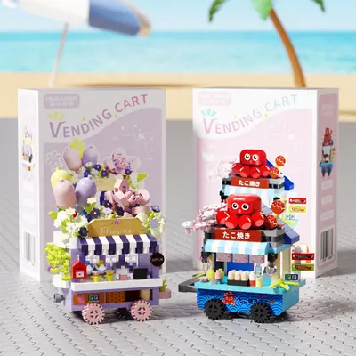 Micro Particle Building Blocks, Stress Relief and Educational, Street Scene Small Car - 3