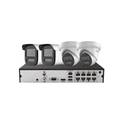 Hikvision 8MP POE Network Surveillance Camera Kit Outdoor - 6