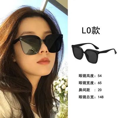 Unisex Polarized Large Frame Sunglasses with UV Protection - 12