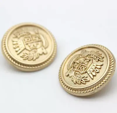 Metal Crown Buttons, JK British College Style for Suit and Jacket - 7