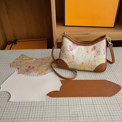 DIY Kumaş Malzeme Seti, Hilal Çanta Yapımı için