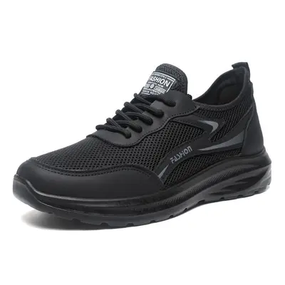Men's Sports Shoes, Breathable Mesh Upper, Soft Thick Sole