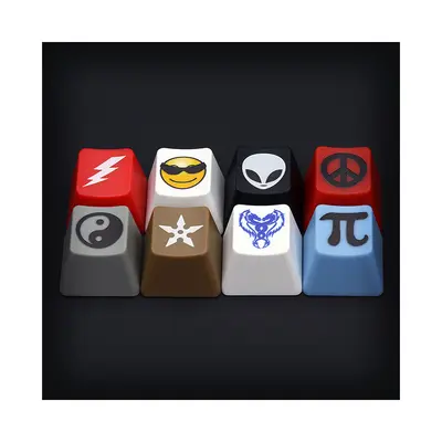 Custom Keycaps键帽定制机械键盘订做单个空白金属键帽PBT定做DIY