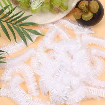 New food-grade disposable stretch film dust cover, mosquito-proof plastic safety lid, refrigerator odor-preventing safety cover