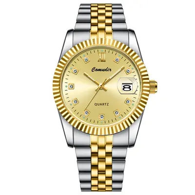Couple quartz watch, waterproof with calendar - 8