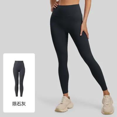 Women's Seamless Yoga Leggings with Back Pocket, Shaping Butt-Lift - 10