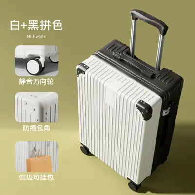 Retro suitcase with universal wheels, password lock, large capacity - 11