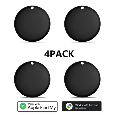 Round Bluetooth tracker iOS Android, pet and item tracker dual system - 11
