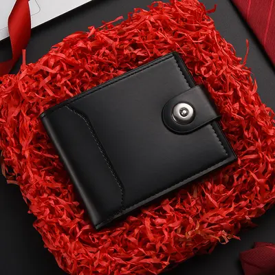 Men's Short Wallet, Large Capacity, Multi-Card Slots - 6