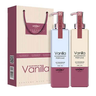 Hair and Body Care Set with Shampoo, Conditioner and Body Wash Gift Box - 6