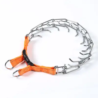 Abnehmbares Metall-Trainingshalsband für Hunde mit Eisenschnalle - 11