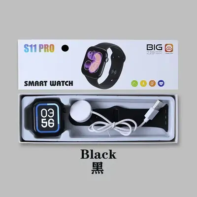 Huaqiangbei S12 Smartwatch mit NFC-Zahlung, Spiele, Blutdruck, Herzfrequenz, Schlafüberwachung, Anrufe, Bluetooth, Herrenuhr S11 Smartwatch - 10
