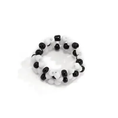 Bohemian Colourful Flower Woven Bead Ring