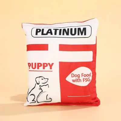 Simulated Potato Chip Plush Pet Toy with Squeaker for Dogs and Cats - 4