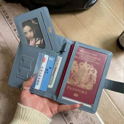 Puppy-design passport and document wallet for travel - 2