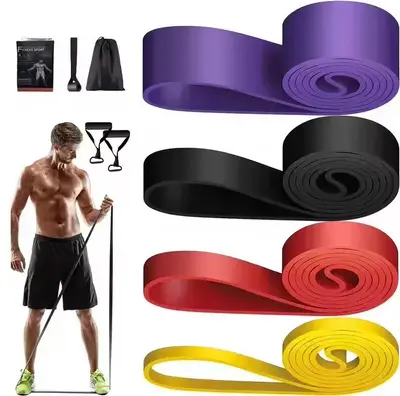 TPE Fitness Resistance Band Set with Pull-Up Assist