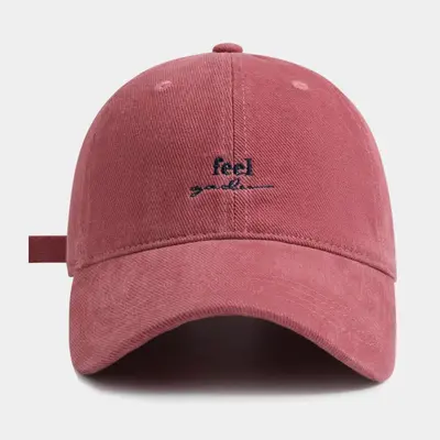 Neue Buchstaben-Stickerei Baseballkappe Unisex Herbst-Winter koreanischer Stil Trend vielseitig einsetzbar Duckbill-Kappe lässig gesichtsschmeichelnd - 11