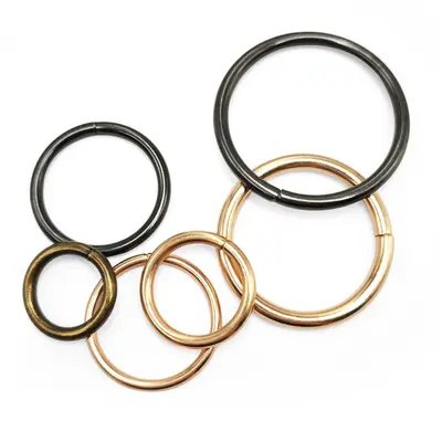 Nahtlose runde Metallringschnalle, DIY-Schmuck- und Bekleidungszubehör