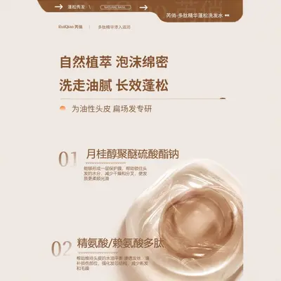Peptide Serum Volumizing Anti-Dandruff Shampoo with Plant Extracts - 5