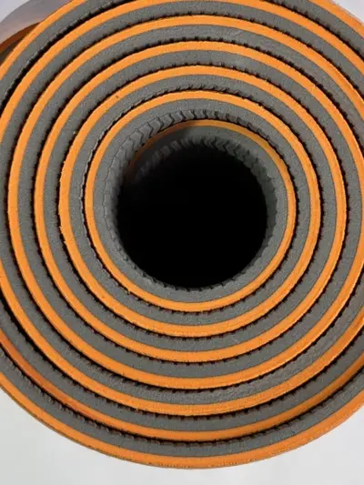 TPE Two-Color Yoga Mat, Thick Extra-Large, Non-Slip - 4