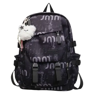 Herbst Herren Universitäts-Rucksack großes Fassungsvermögen vielseitig Doppelschultergurt Rucksack Herren Doppelschultergurt Mittelschüler Internatsausstattung notwendige Schultasche Damen - 9