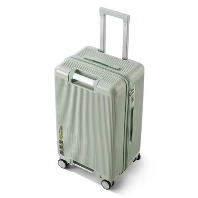 Large Capacity Hard Shell Trolley Suitcase with Combination Lock - 12