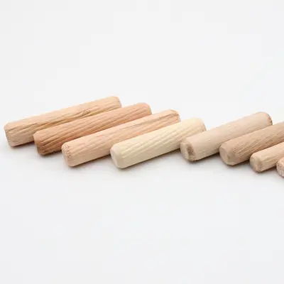 Round Wooden Dowels M6, M8, M10, M12 for Furniture Connectors