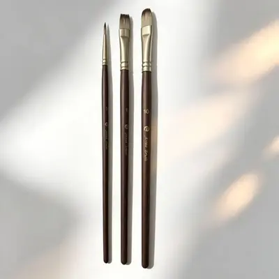 High-elastic nylon brush set for watercolor oil acrylic painting - 8
