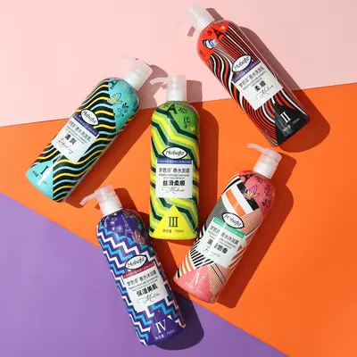 Mengbafei Original Silikonfreies Shampoo gegen trockenes Haar, zur Kontrolle von Fett, gegen Frizz, für geschmeidiges Haar, pflegend und reinigend, für Männer und Frauen, großes Fassungsvermögen, Haarmaske