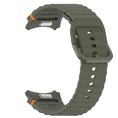 Silicone Watch Strap with Wave Stitch for Samsung Galaxy Watch7 - 11